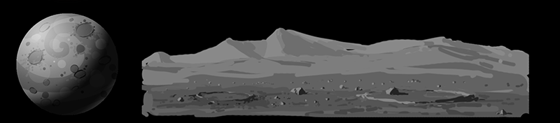 planet moon Planeten und Biome