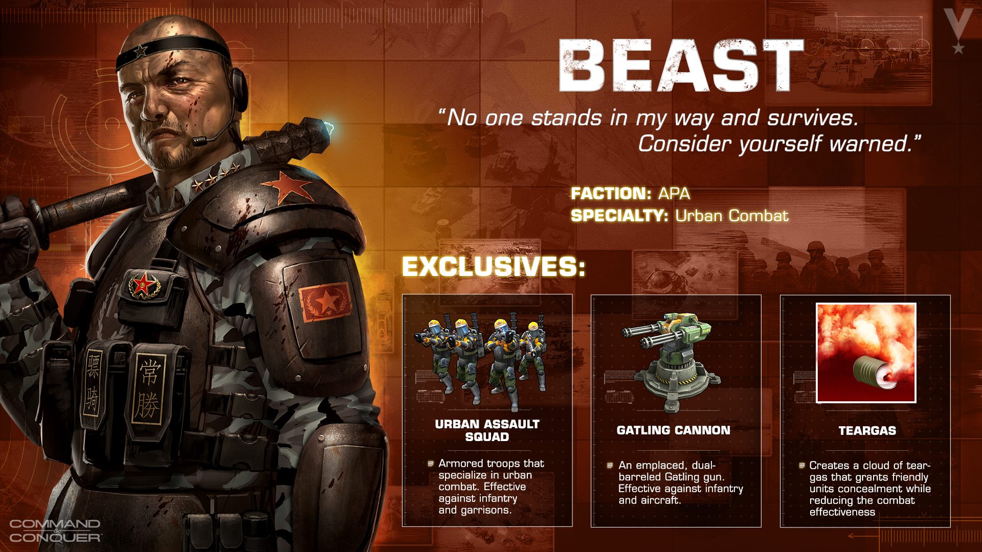 Beast - der Urban Combat General der APA!